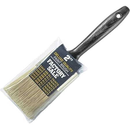 Light House Beauty P3972 2 in. Factory Sale Gold Polyester Paint Brush 2 in. LI3567838